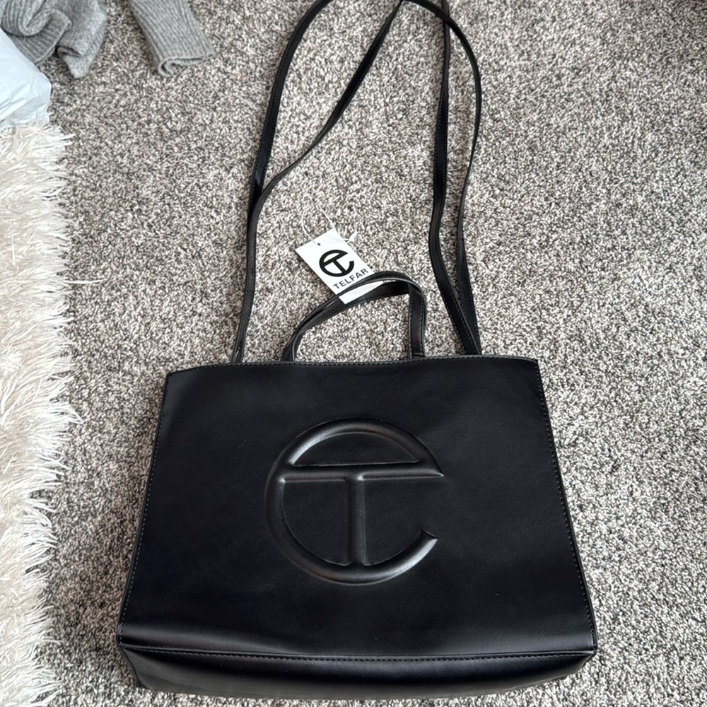 NWT Telfar Black Shopper Bag